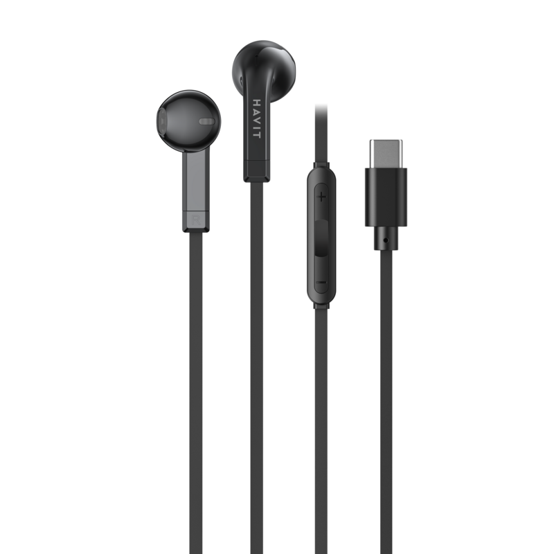 Havit E336C USB-C Wired Earphones – Clear Sound, Compact & Convenient