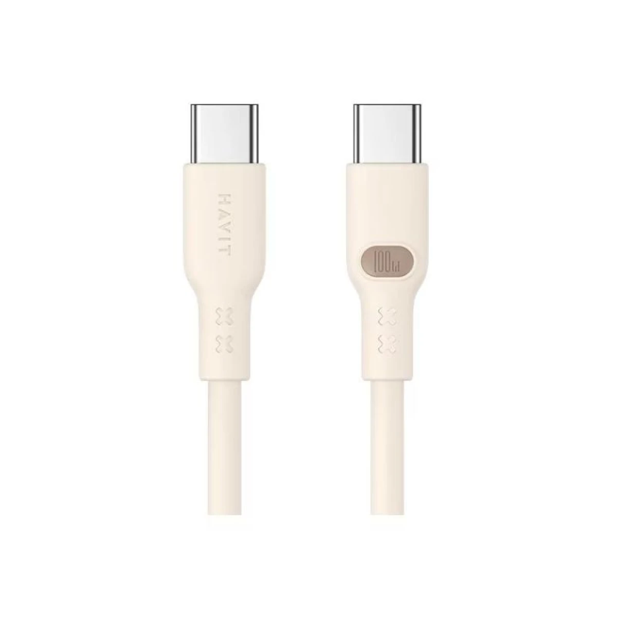 HAVIT CB6284 USB-C to USB-C Silicone Cable – 2.0M Long, Flexible & Durable