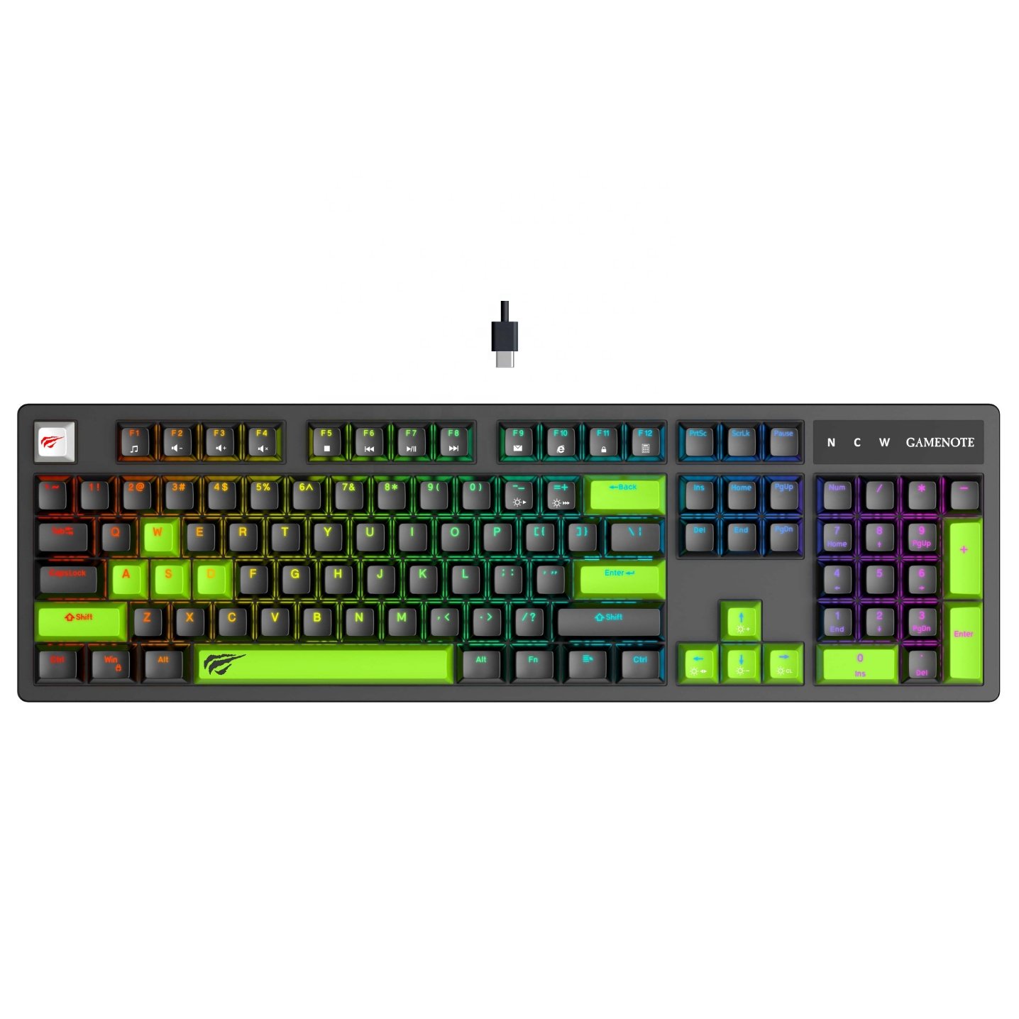 Havit Gamenote KB893L RGB Mechanical Gaming Keyboard