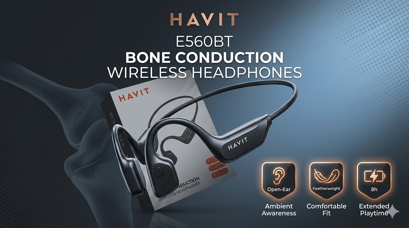Havit E560BT Waterproof Bone Conduction Headphones