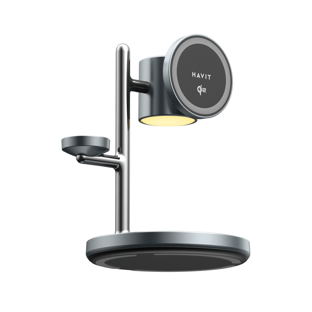 Havit 25w Three-in-One Wireless Charger, Supports Qi2 and Light W3113