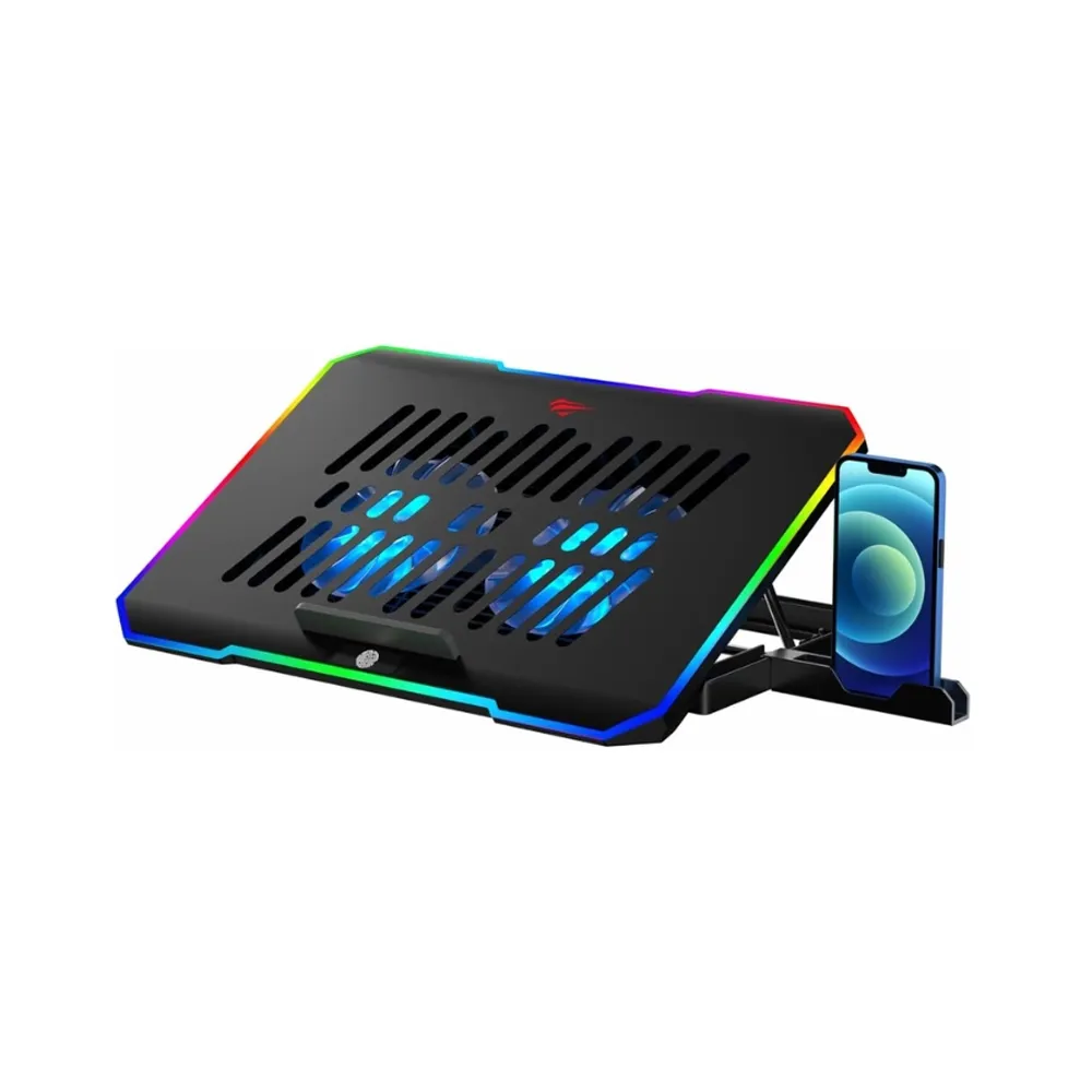 Havit Gamenote F2069 Gaming Laptop Cooling Pad with Phone Holder