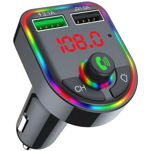 Havit HV-FM811BT Car FM Transmitter With RGB Illumination