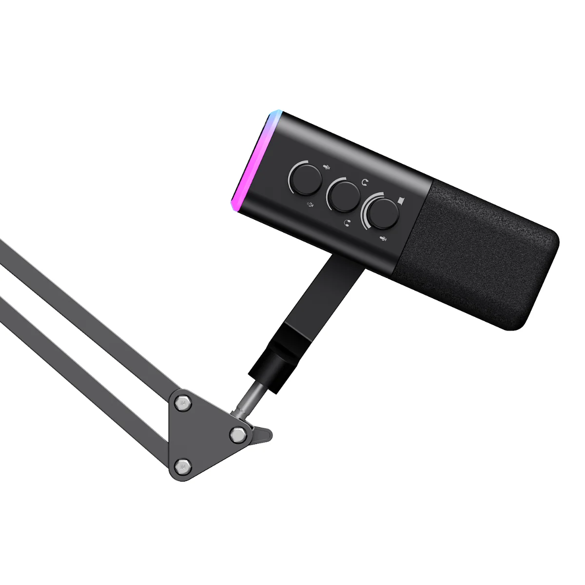 HAVIT Gamenote GK71 RGB Broadcaster Microphone