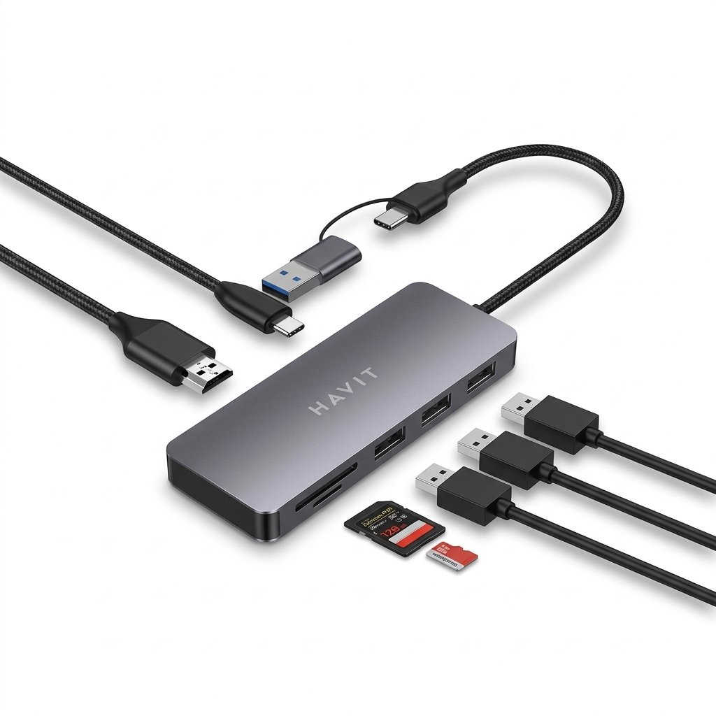 HAVIT H52 USB Multi-Interface Hub