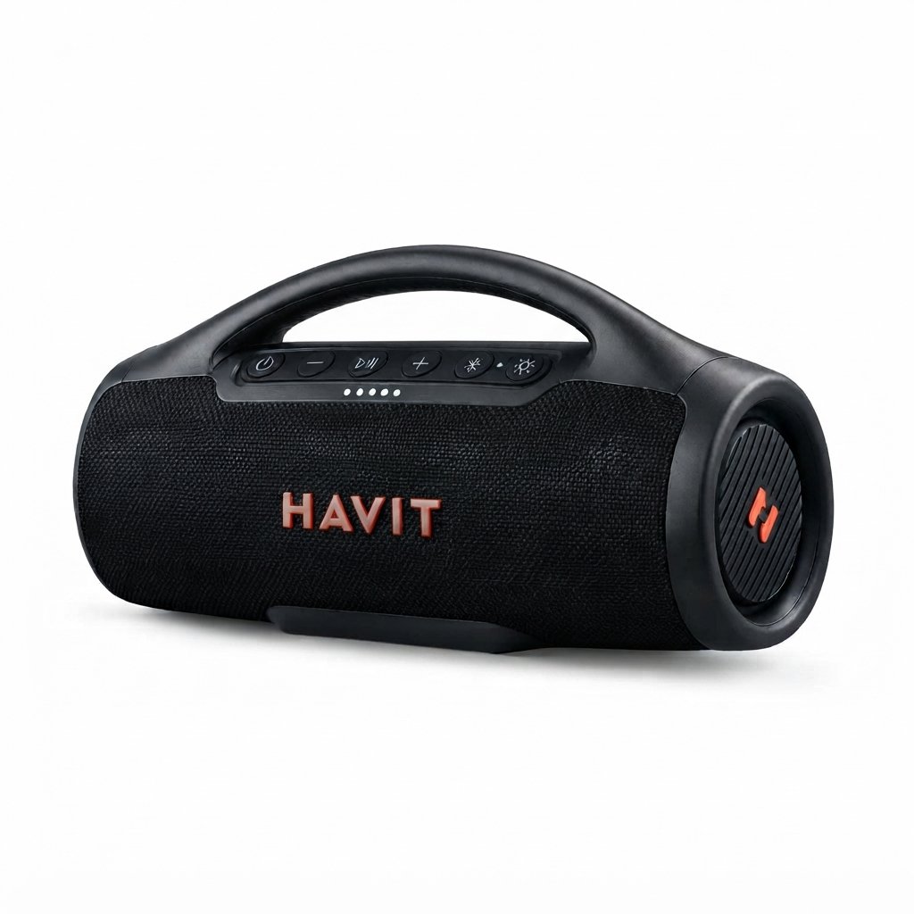 HAVIT SK962BT Portable Bluetooth Speaker – 360° Surround Sound | IPX6 Waterproof