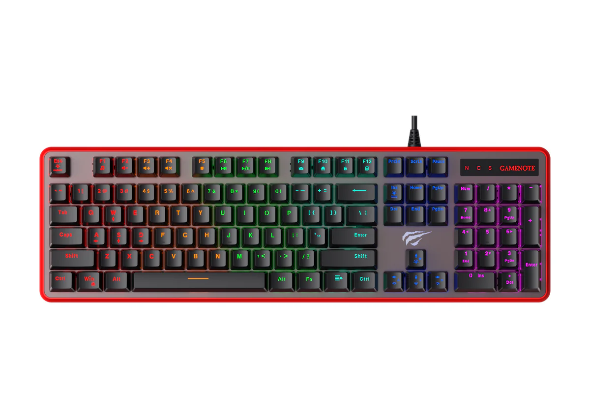 Havit Gamenote KB870L RGB Backlit Gaming Mechanical Keyboard