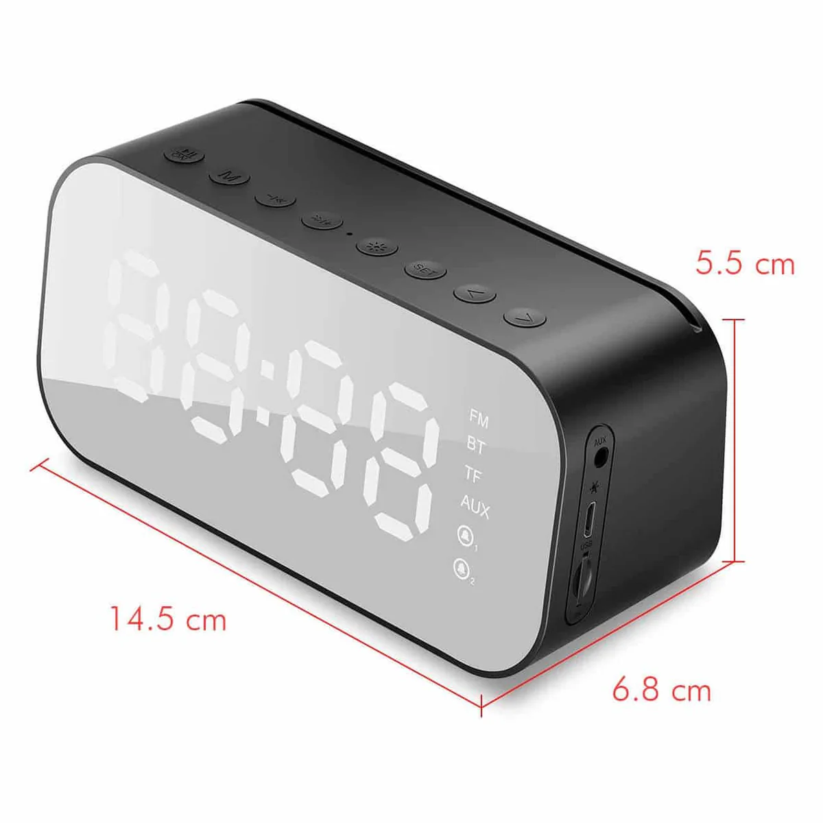 Havit M3 Radio Alarm Clock Portable Bluetooth Speaker