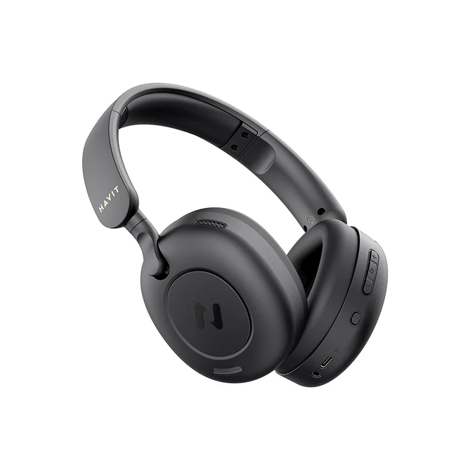 Havit H655BT Hybrid Active Noise Cancelling Wireless Bluetooth Headphone.
