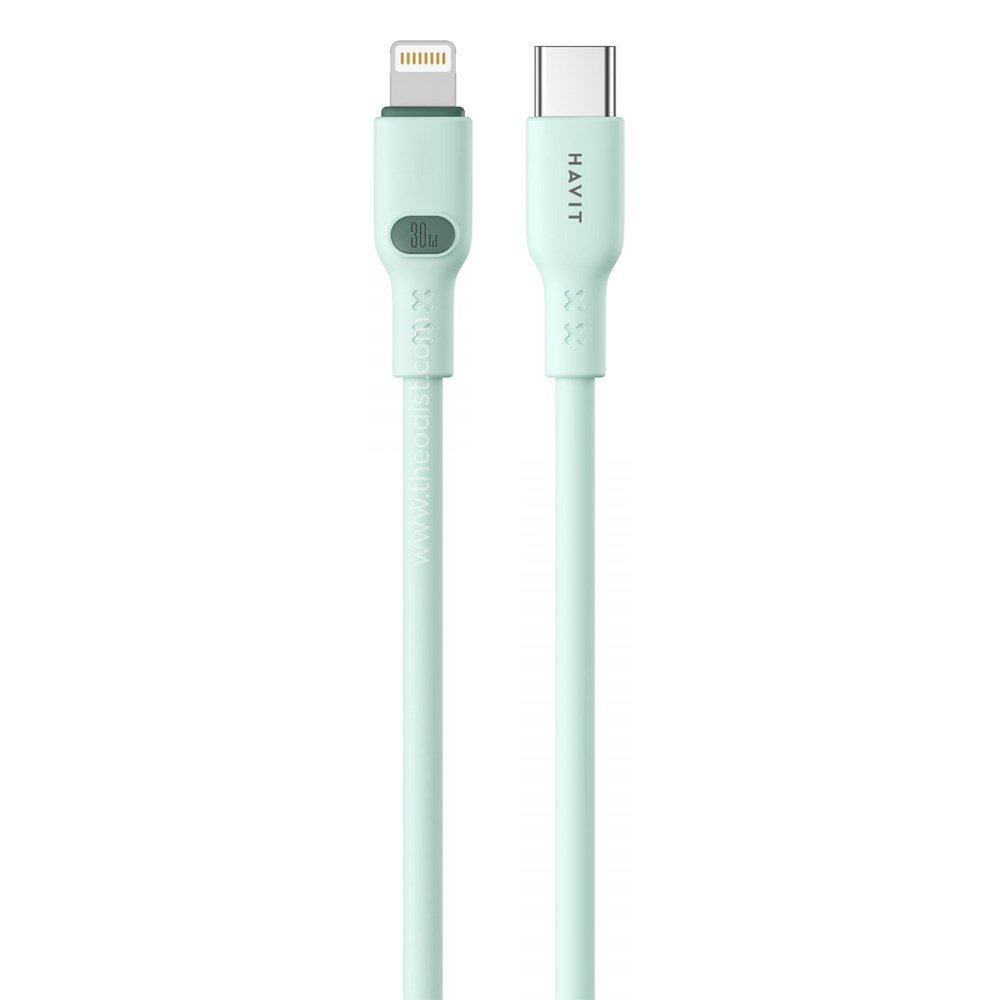 HAVIT PD30W USB-C to Lightning Silicone Cable 