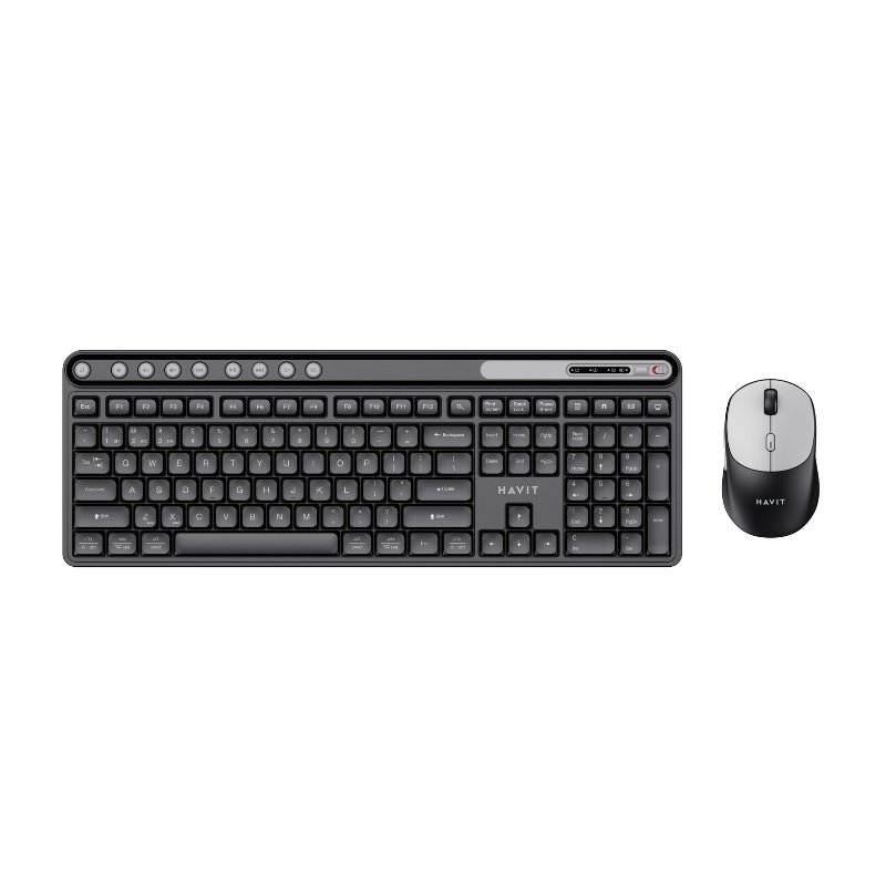 ⌨️🖱️ Havit Kb271WB Dual-Mode Wireless Keyboard & Mouse Combo 